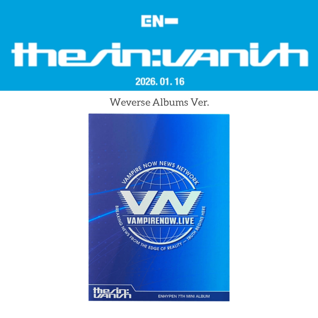 [Restock Soon] ENHYPEN - 7th Mini Album [The Sin : Vanish] (Weverse Albums Ver.)