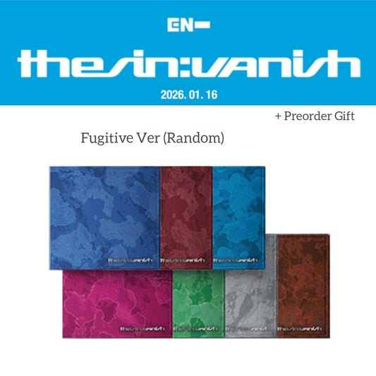 [Preorder] ENHYPEN - 7th Mini Album [The Sin : Vanish] (Fugitives Ver.) (+ Preorder Gift) (Random)