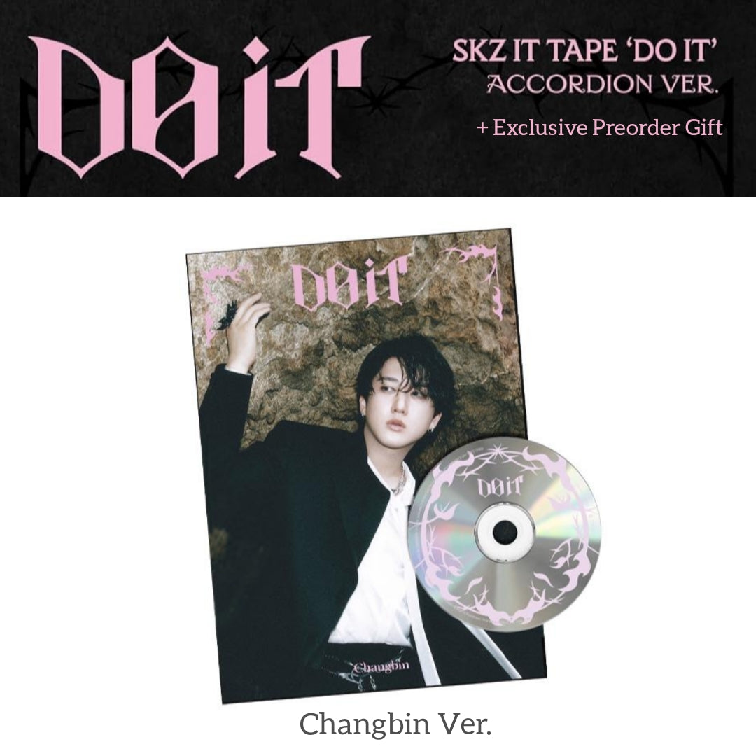 [Restock] Stray Kids - SKZ IT TAPE ‘DO IT’ (Accordion Ver.) (+ Preorder Gift)