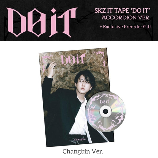 [Restock] Stray Kids - SKZ IT TAPE ‘DO IT’ (Accordion Ver.) (+ Preorder Gift)
