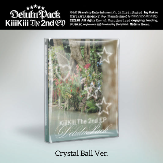 [Preorder] KiiiKiii The 2nd EP Album - Delulu Pack (Crystal Ball Ver.)