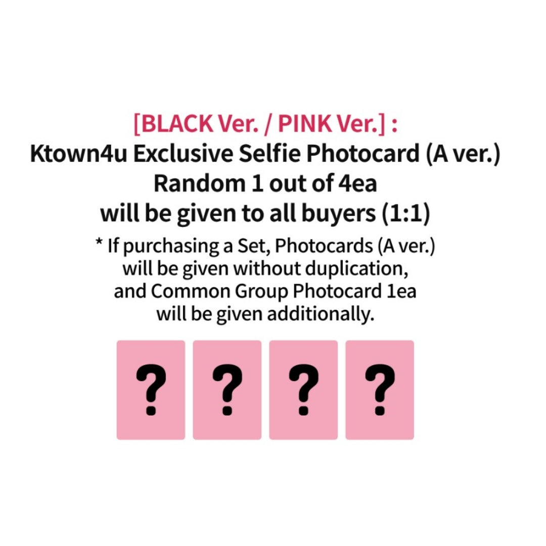 [Preorder] BLACKPINK 3rd Mini Album - DEADLINE (Pink Ver.) (+ ktown4u Preorder Gift)