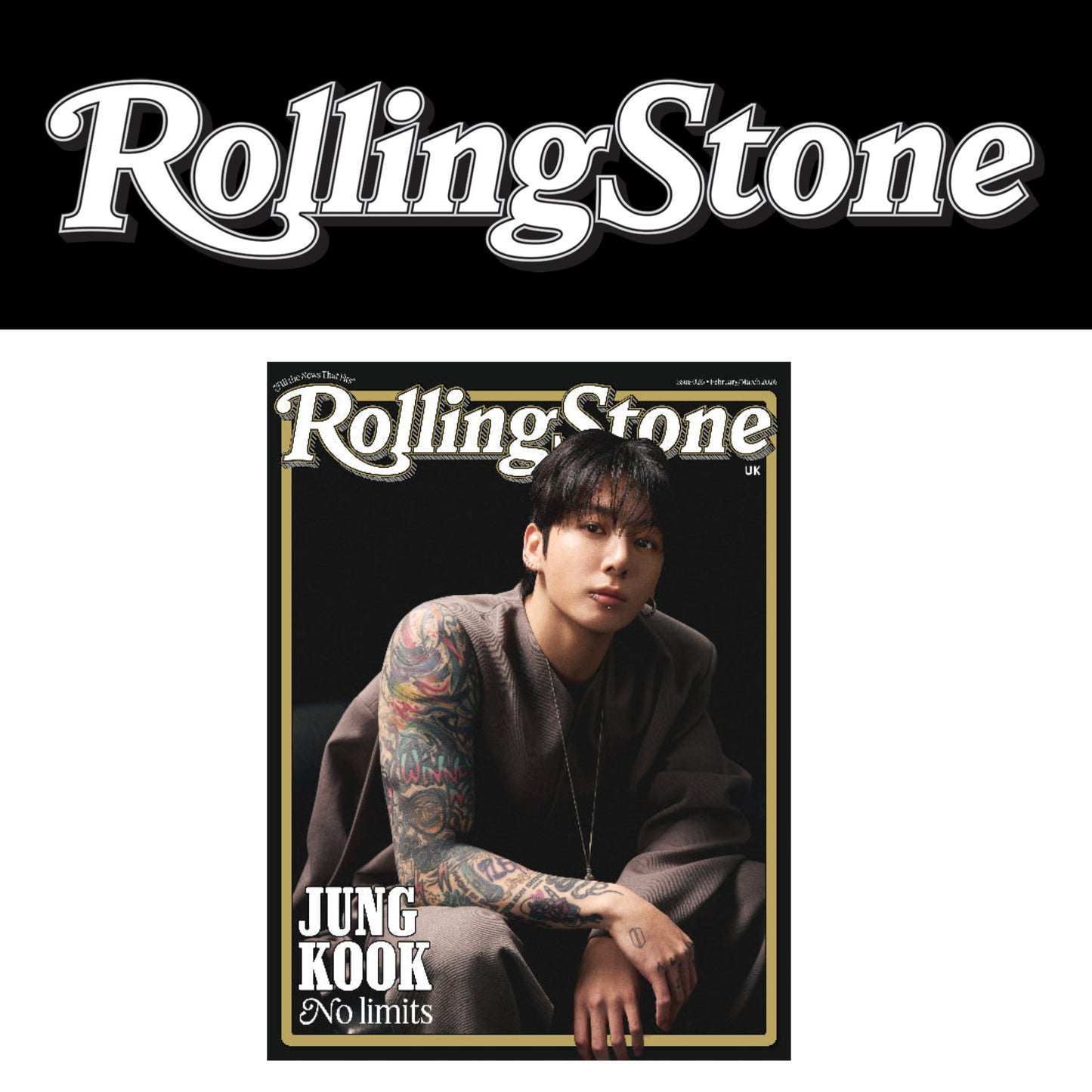 [LIMITED] BTS JUNGKOOK - ROLLINGSTONE UK MAGAZINE FEBRUARY ISSUE