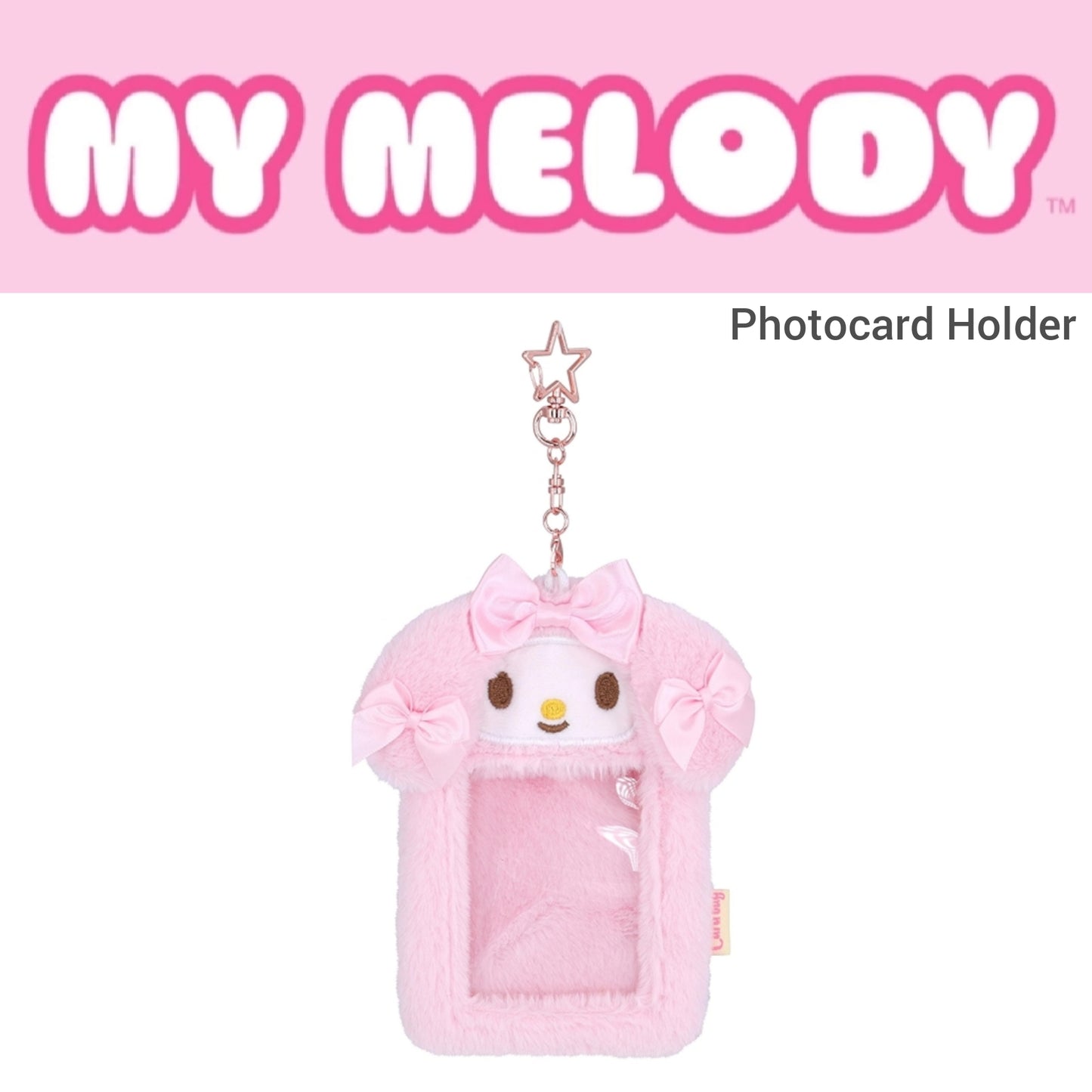 My Melody Plush Photocard Holder