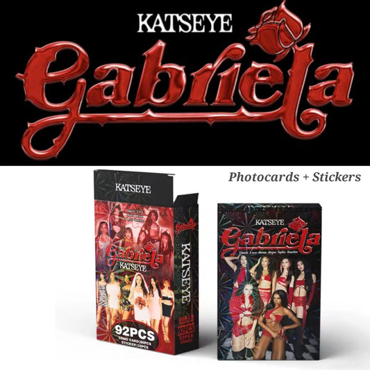 [Restock] KATSEYE - 'Gabriela' Photocards + Stickers