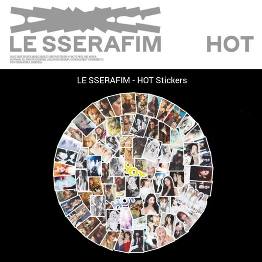 LE SSERAFIM 'HOT' Stickers (95 pcs)