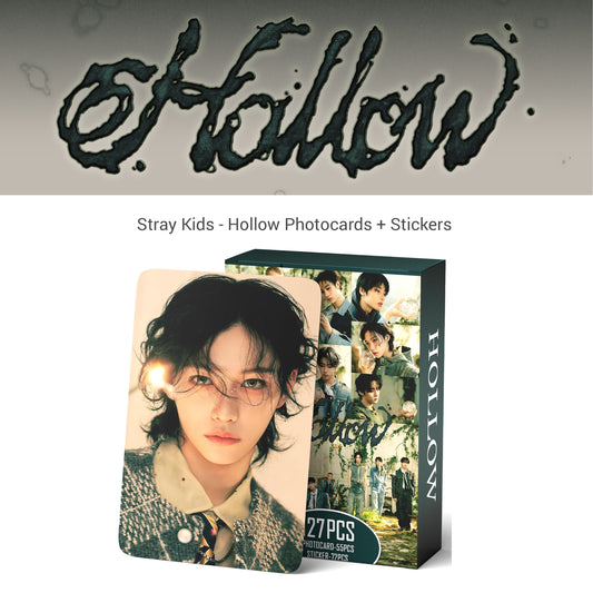 Stray Kids - 'Hollow' Photocards + Stickers