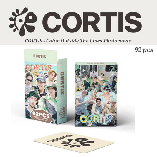 [Restock] CORTIS - COLOR OUTSIDE THE LINES Photocards +Stickers (92 pcs)