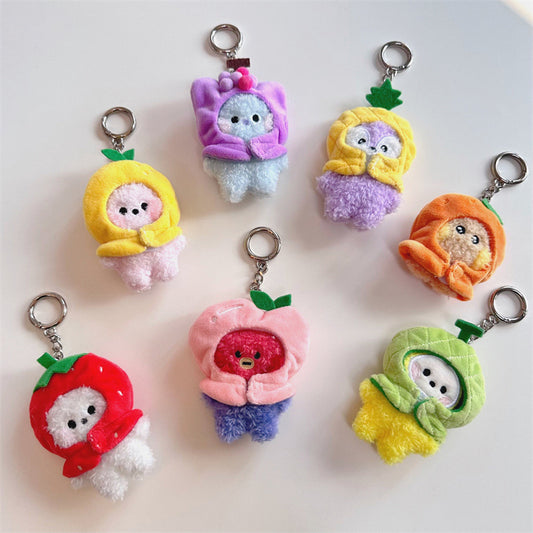 [Preorder] BT21 MININI Fruit Theme Plush Keyring