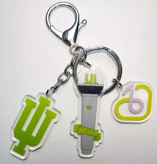 [On hand] IU Acrylic Lightstick Keyring