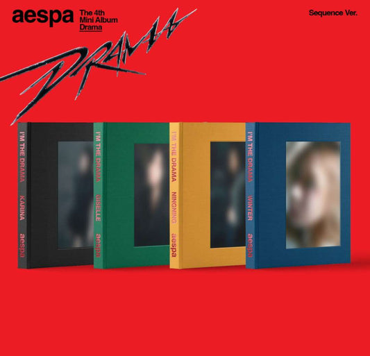 [Preorder] aespa 4th Mini Album 'Drama' (Sequence ver.) (Random)