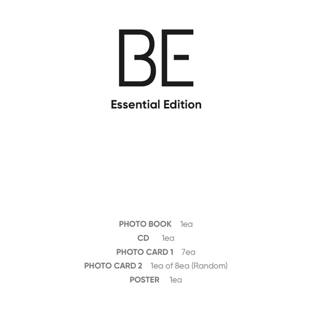 [Preorder] BTS 'BE' (Essential Edition)