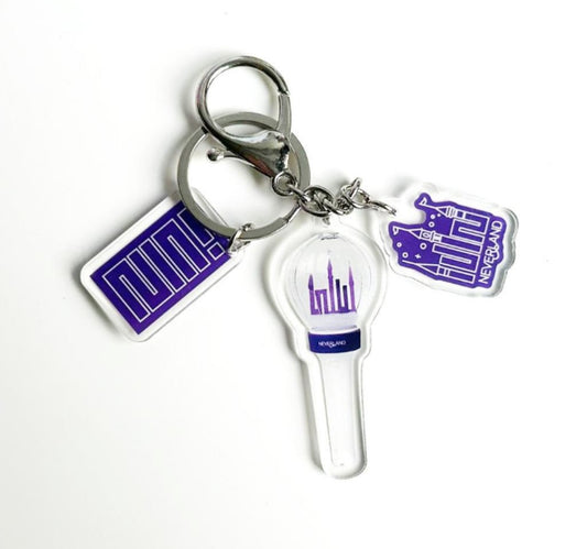 [Preorder] (G)I-dle Acrylic Lightstick Keyring (Type.B)