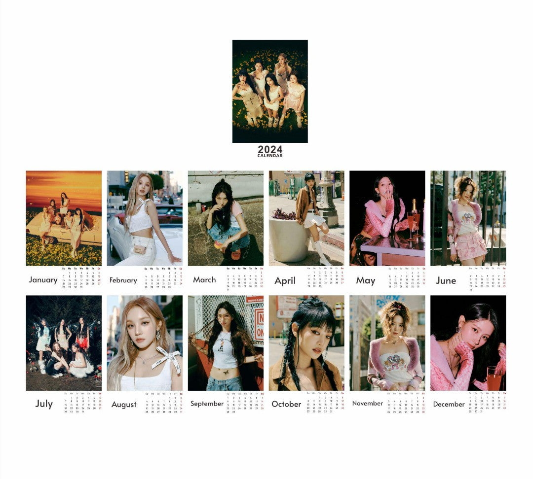 [Preorder] (G)I-dle 2024 Mini Calendar