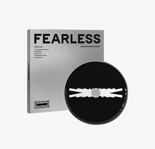 [Preorder] LE SSERAFIM 1st Mini Album 'Fearless' (Monochrome Bouquet ver.)