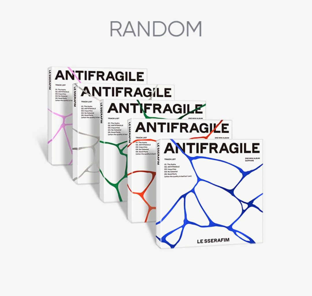 [Preorder] LE SSERAFIM 2nd Mini Album 'Antifragile' (Compact ver.) (Random)