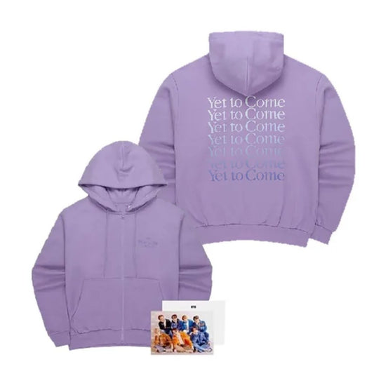 [On hand] BTS 'Yet To Come' in Busan Zip-Up Hoodie (Group Post Card Included)