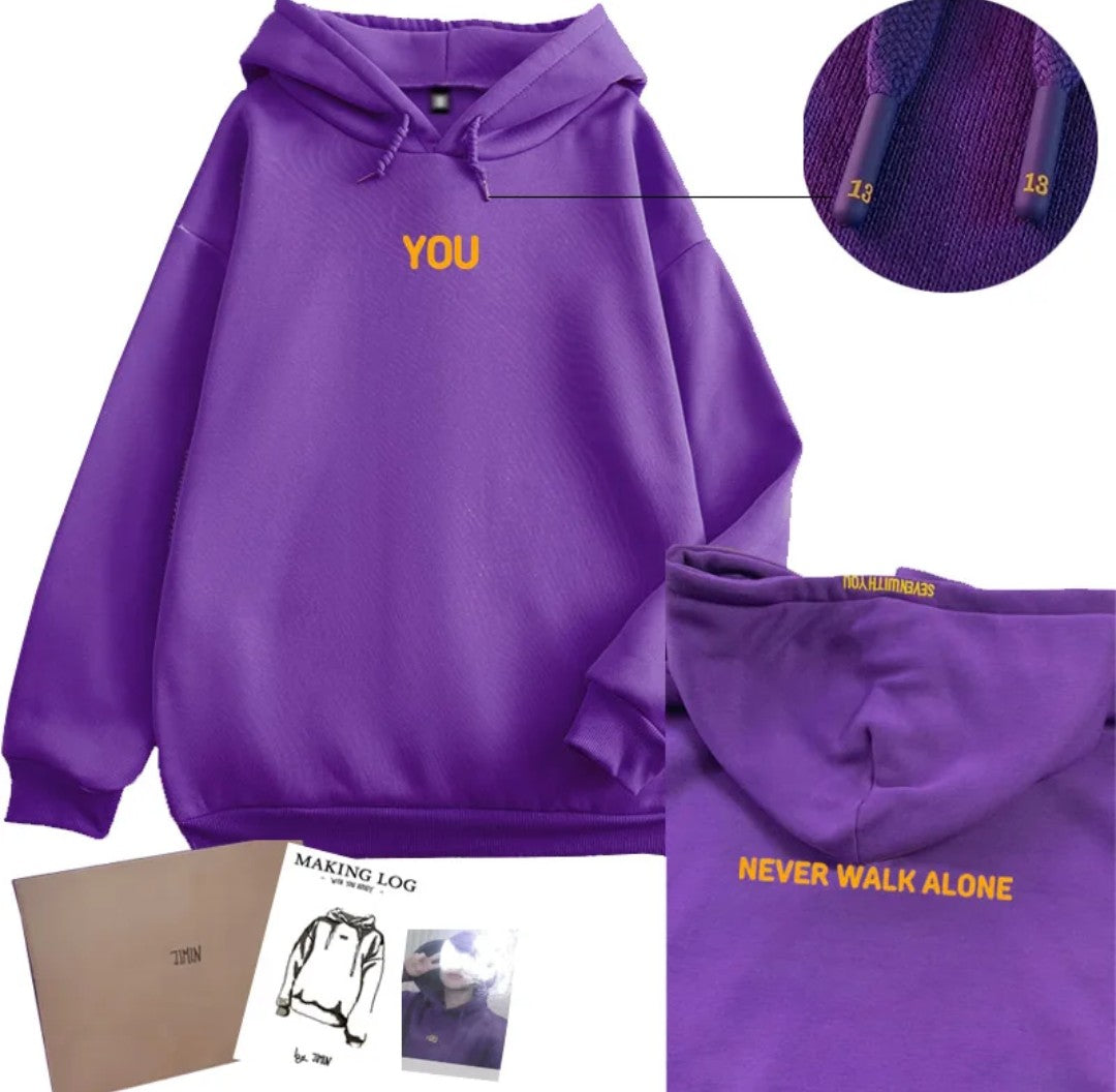 [On hand] Jimin 'You Never Walk Alone' Hoodie (Making Log Included)