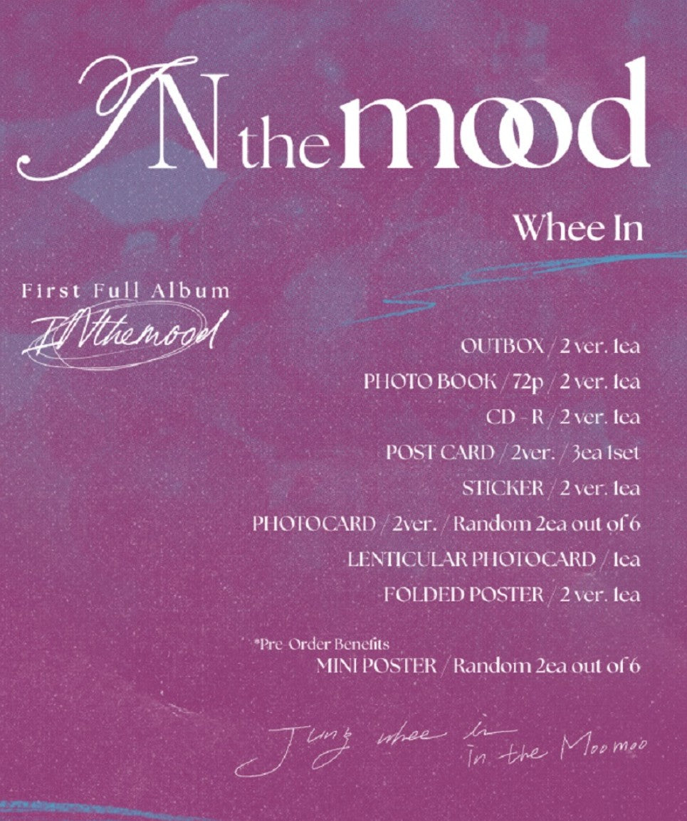 [Preorder] Whee In First Full Album 'IN the mood' (Photobook ver.) (Random)