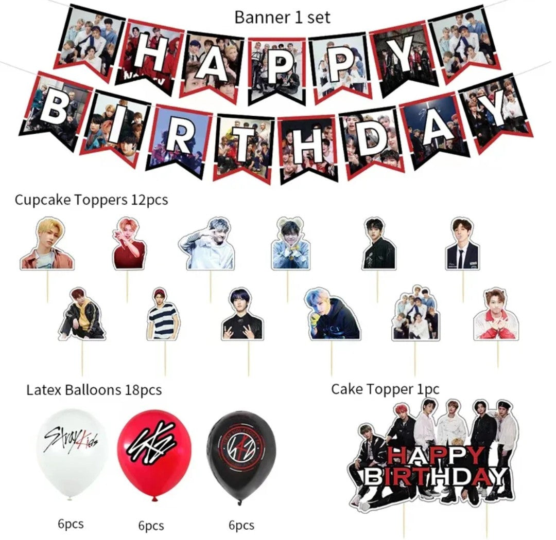 [Preorder] Stray Kids Birthday Decoration Kit