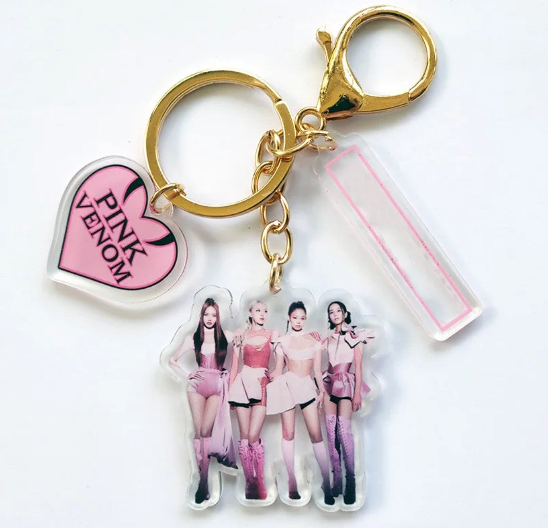 [On hand] Blackpink 'Pink Venom' Acrylic Keyring