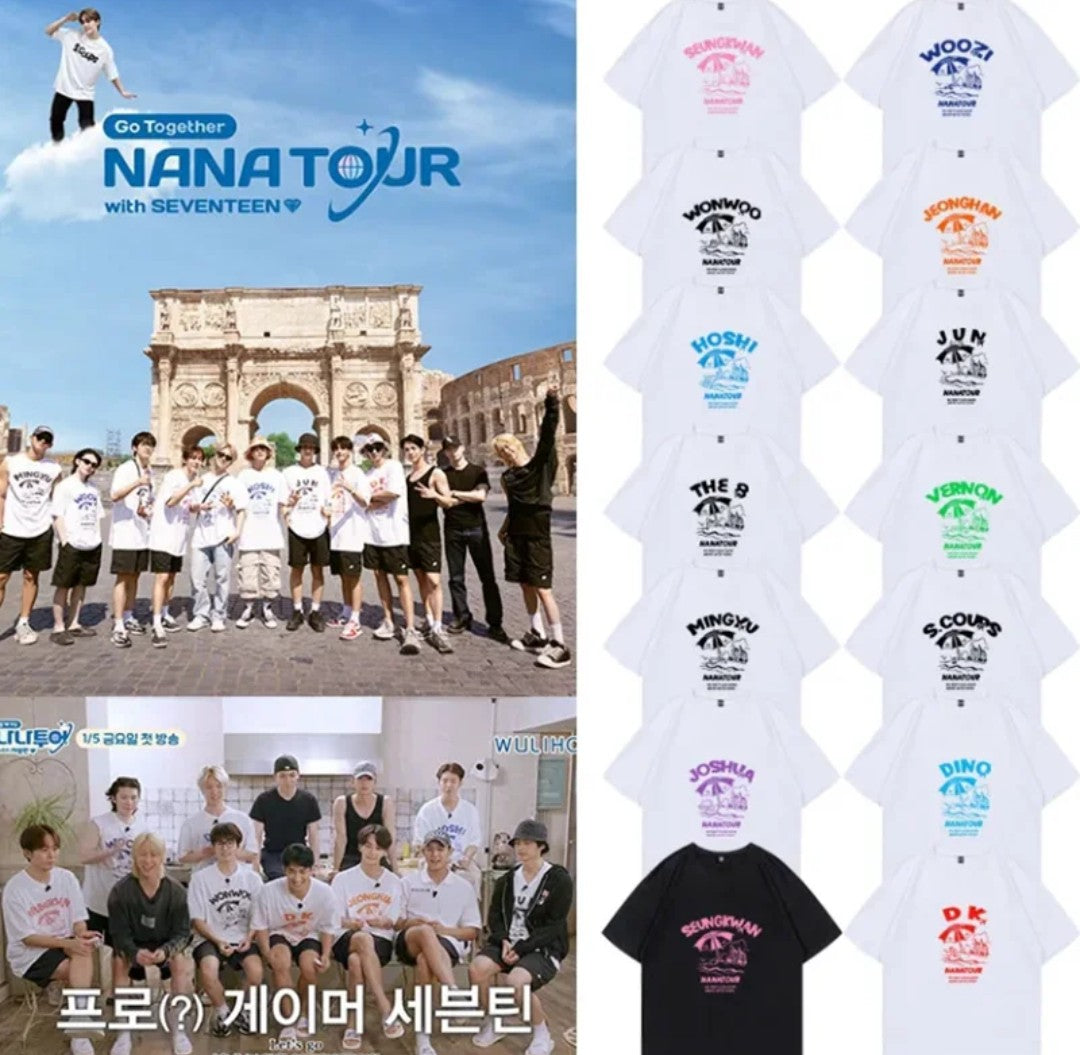 [Preorder] Seventeen 'Nanatour' Cotton Tee