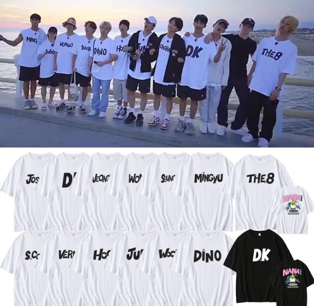 [Preorder] Seventeen 'Nanatour' Cotton Tee (Type.B)