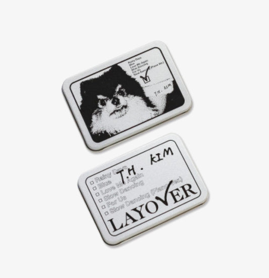 [On hand] V 'Layover' - Official Goods 'Tin Case Sticker Set'