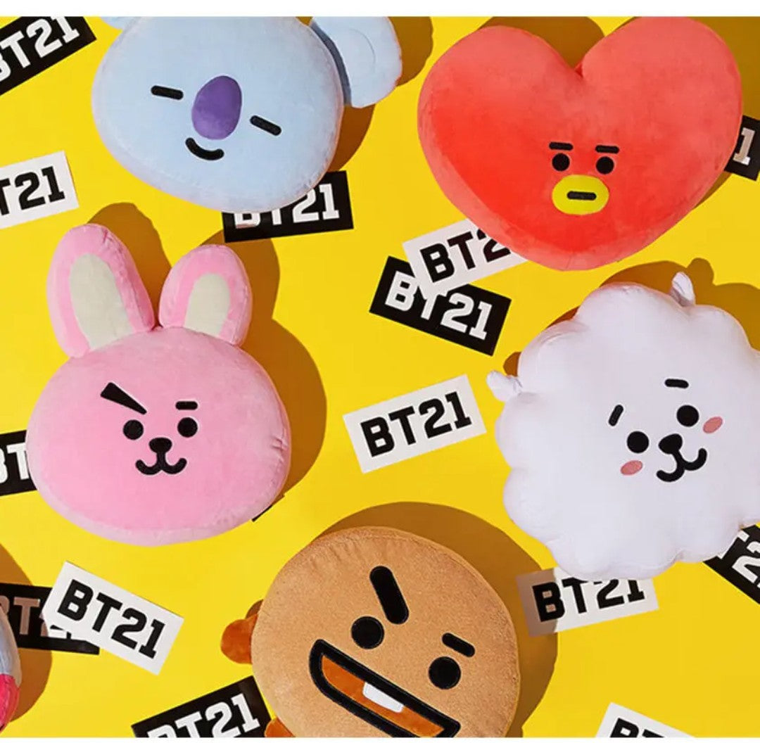 [Preorder] BT21 Face Cushion (30x40cm)