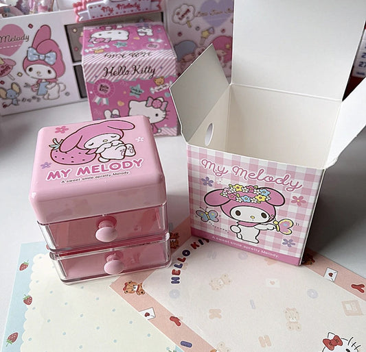 [On hand] My Melody Sanrio Desk Organizer Box