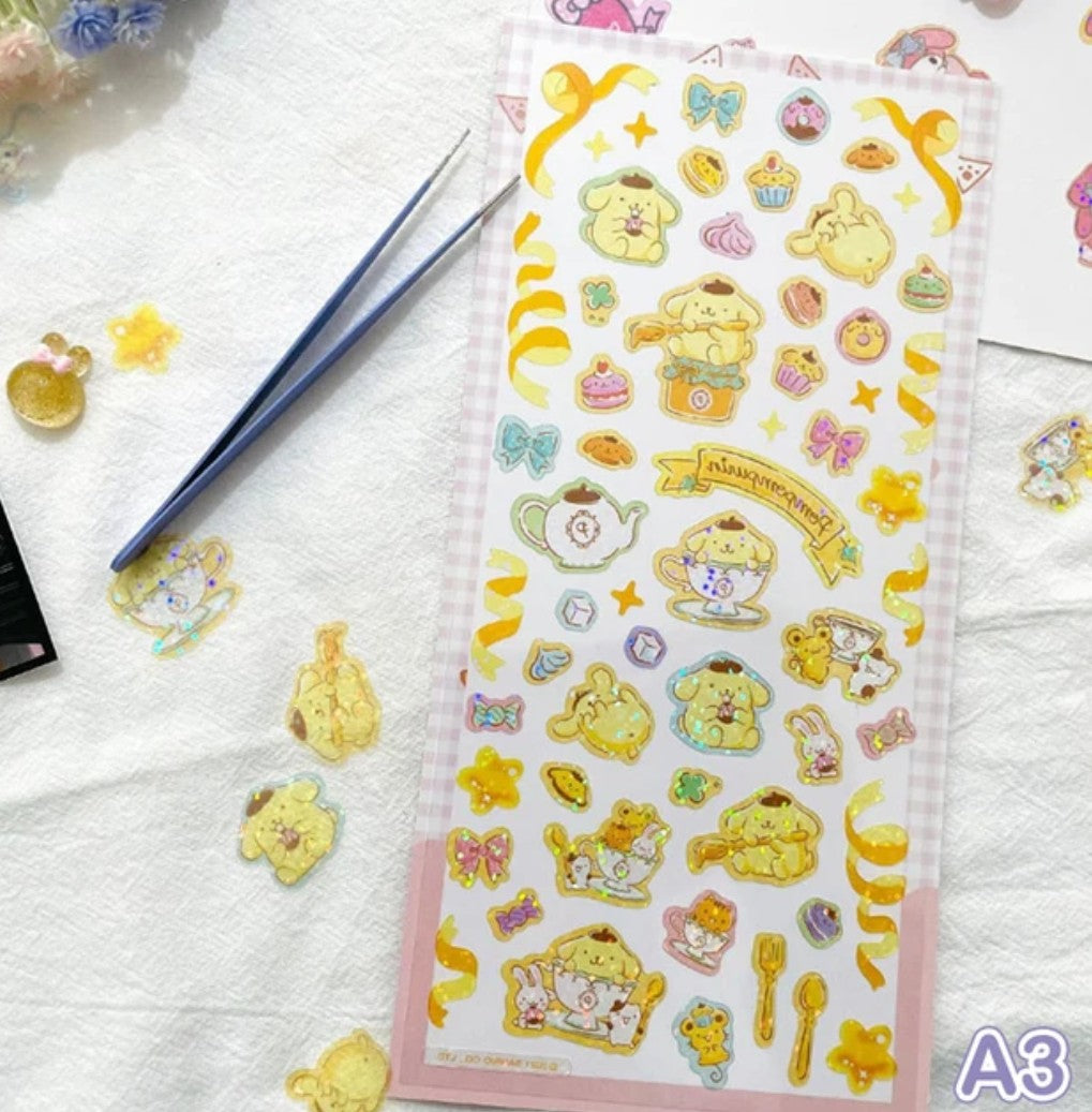 [On hand] Pompompurin Deco Stickers