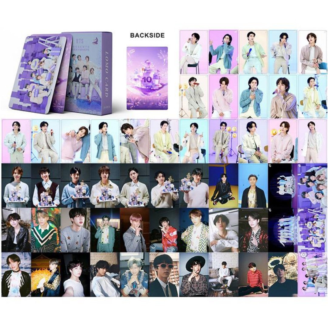 [On hand] BTS '10th Anniversary Festa' Holographic Photocards