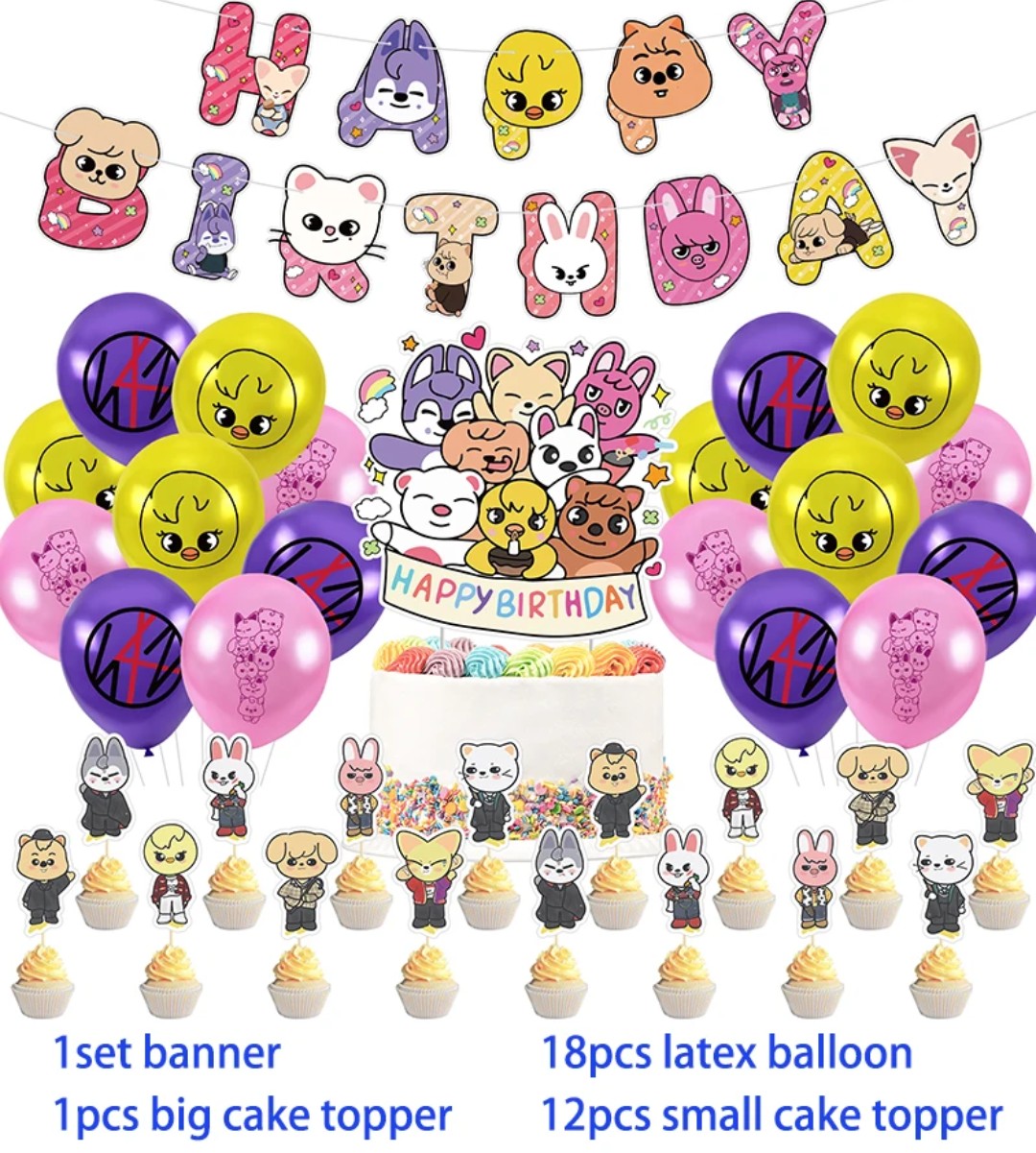 [Preorder] SKZOO Birthday Decoration Kit