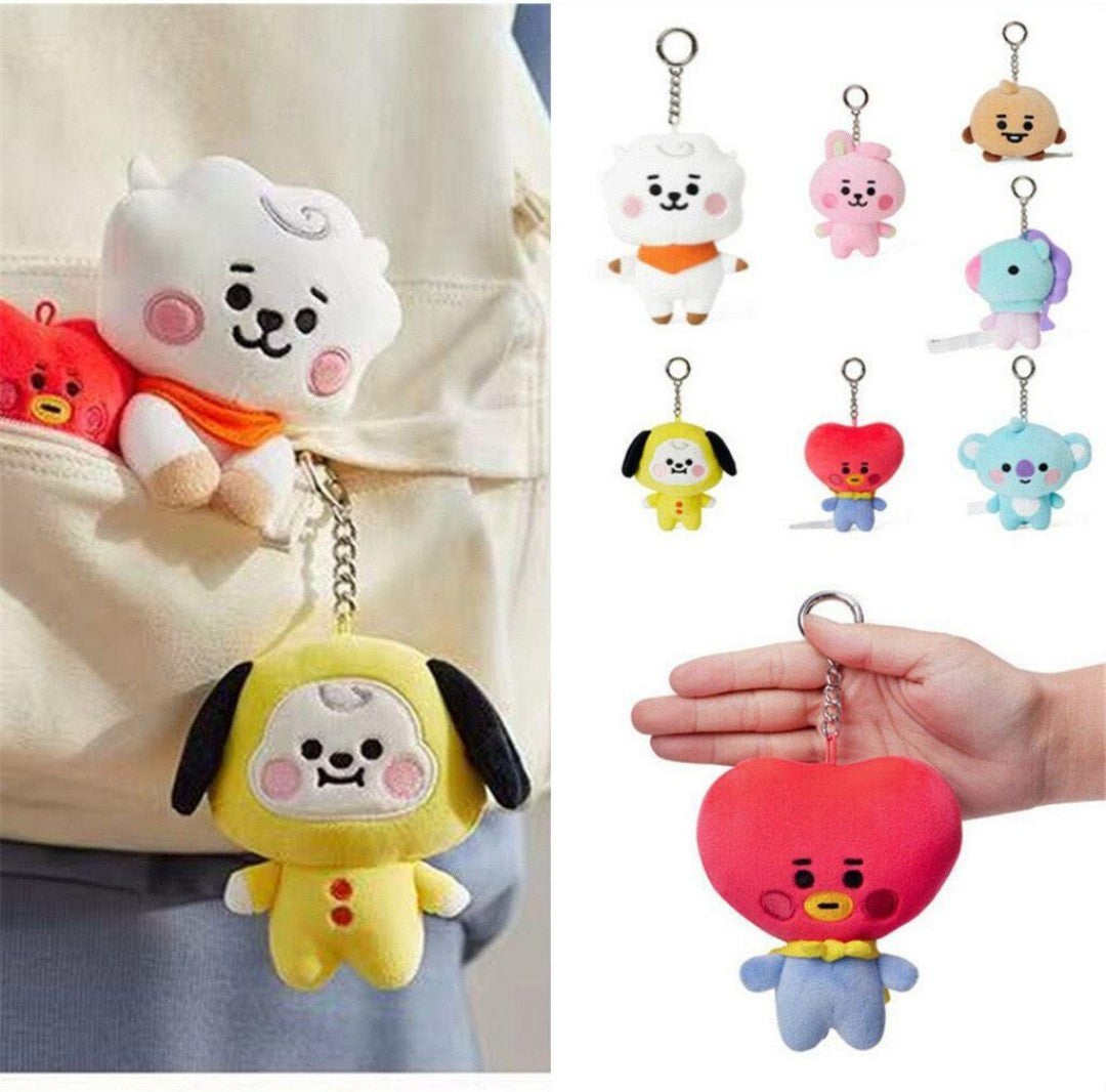 [On hand] BT21 Baby Plush Doll Keyring