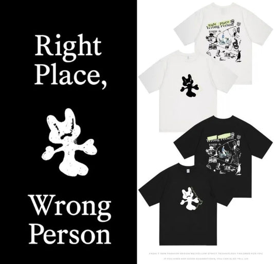 [Preorder] RM 'Right Place, Wrong Person' Cotton Tee