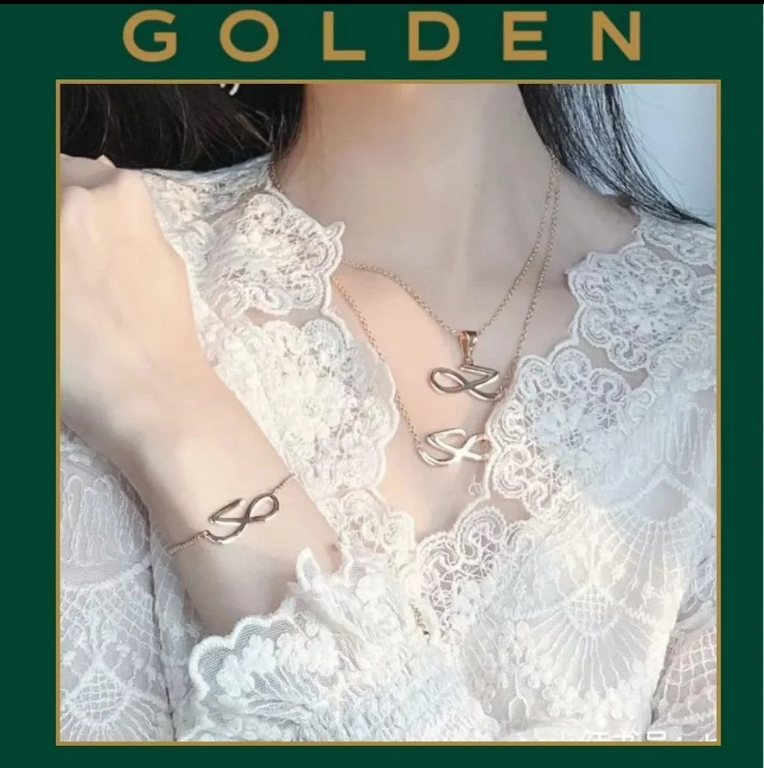 [On hand] Jung Kook 'Golden' Logo Jewelry