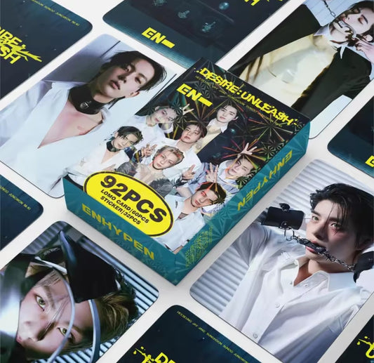 Enhypen 'DESIRE: UNLEASH' Photocards + Stickers
