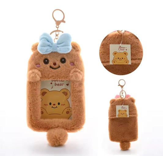 [Restock] Happy Bear Plush Photocard Holder