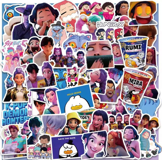 [Restock] K-POP Demon Hunters - Stickers (Ramen Edition)