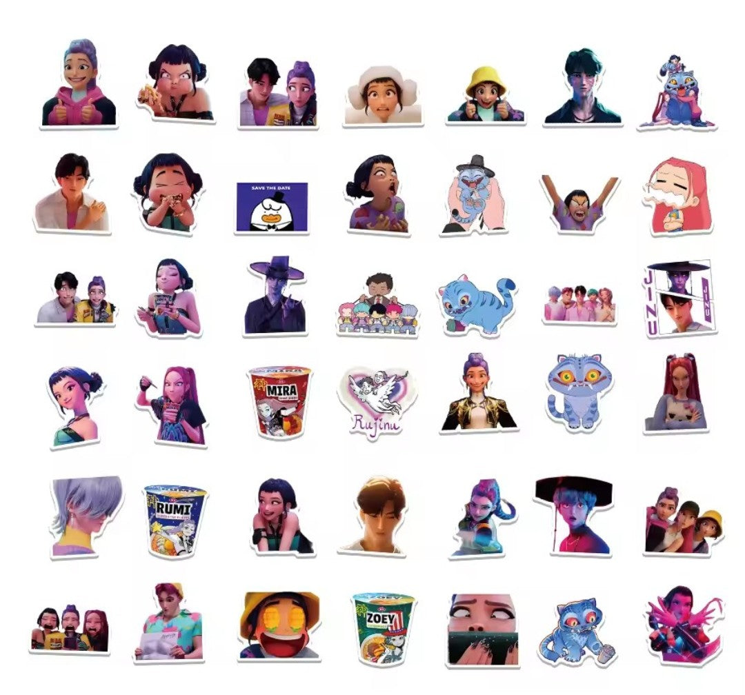 [Restock] K-POP Demon Hunters - Stickers (Ramen Edition)