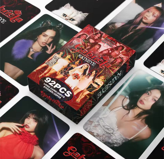 KATSEYE 'Gabriela' Photocards + Stickers (92 pcs)