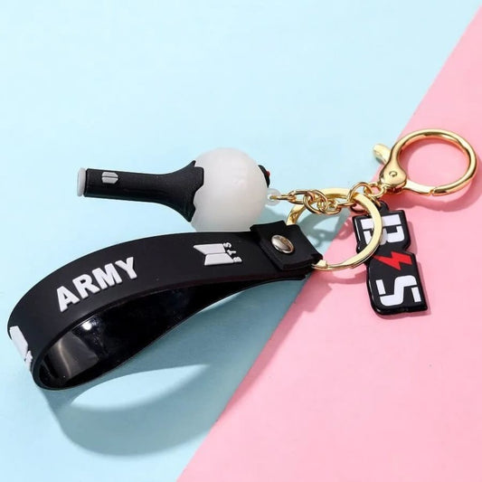 [On hand] BTS Acrylic Lightstick Keyring