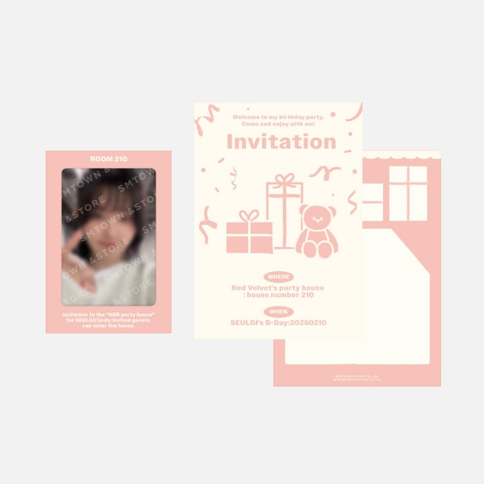 [Preorder] SEULGI - [ARTIST BIRTHDAY] OFFICIAL MD PARTY CARD