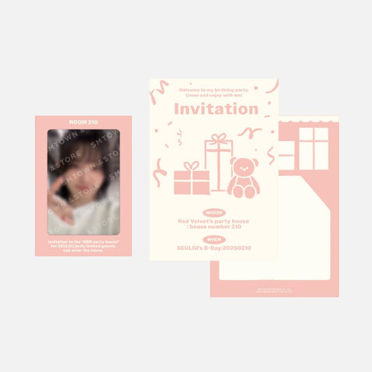 [Preorder] SEULGI - [ARTIST BIRTHDAY] OFFICIAL MD PARTY CARD