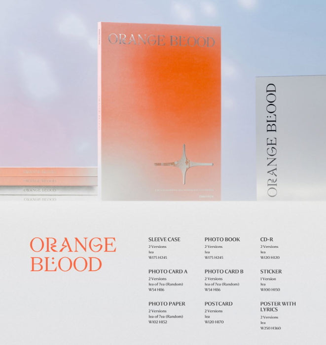 [Preorder] Enhypen 5th Mini Album 'Orange Blood' (Random)