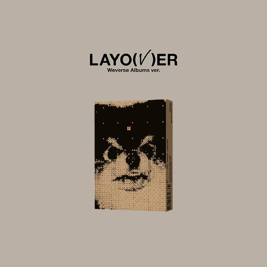 [On hand] V (BTS) 1st Solo Album 'Layover' (Weverse Albums ver.) (with P.O.B)