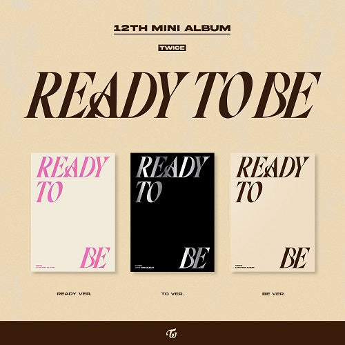 [Preorder] Twice 12th Mini Album 'Ready To Be' (Random ver.)