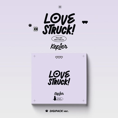 [Preorder] Kep1er The 4th Mini Album 'Love Struck!' (Digipack ver.) (Random)