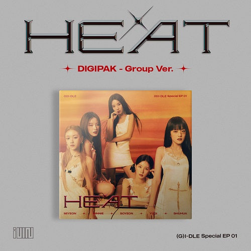 [Preorder] (G)I-dle Special EP 01 'Heat' (Digipack - Group ver)