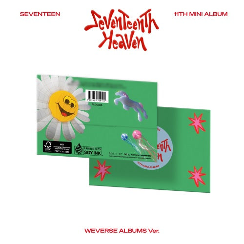 [Preorder] Seventeen 11th Mini Album 'Seventeenth Heaven' (Weverse Albums ver.)